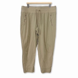 Athleta Trekkie North Jogger Pants Beige Size 18 Athleisure